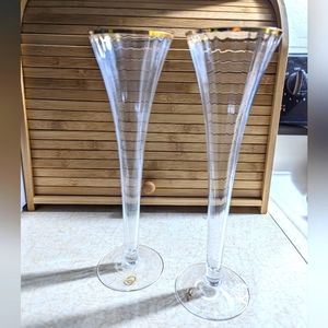 Nordstrom Crystal Collection Champagne flutes